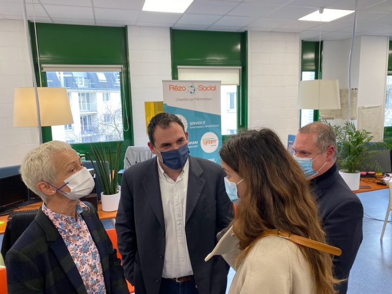 Fin de l'évènement - Visite de Madame la Ministre de l'insertion